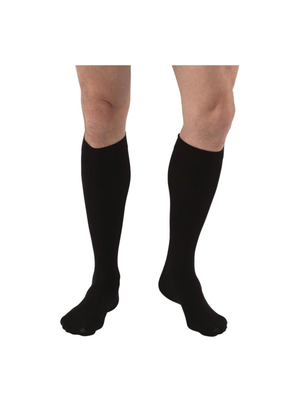 JOBST Relief Knee High Compression Socks 20–30 mmHg – Black, X‑Large, Closed Toe